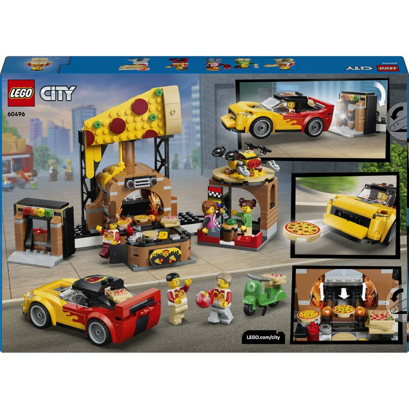 LEGO® City Pizzalevering med kjøretøy 60496