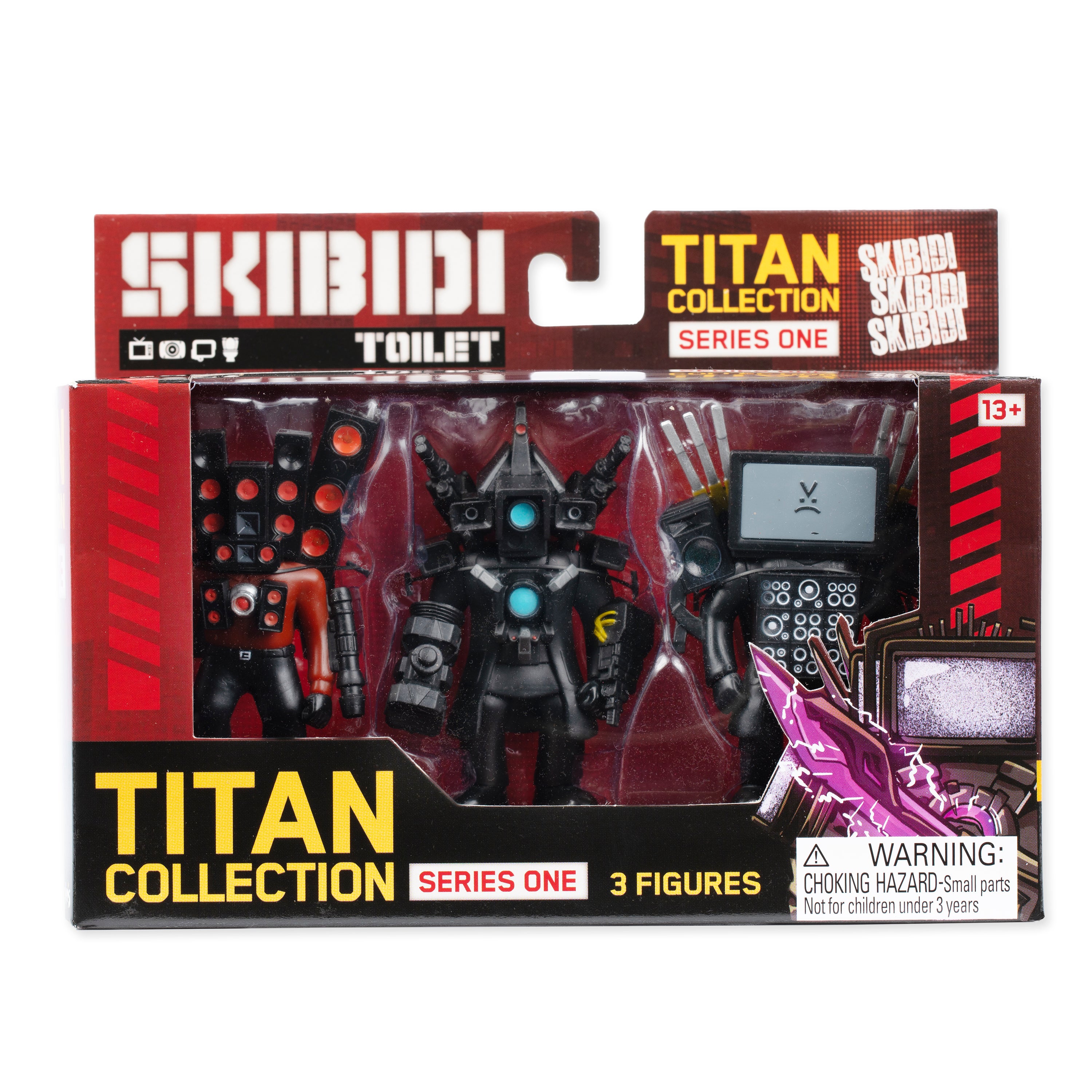 Skibidi Toilet Titan 3-pakning
