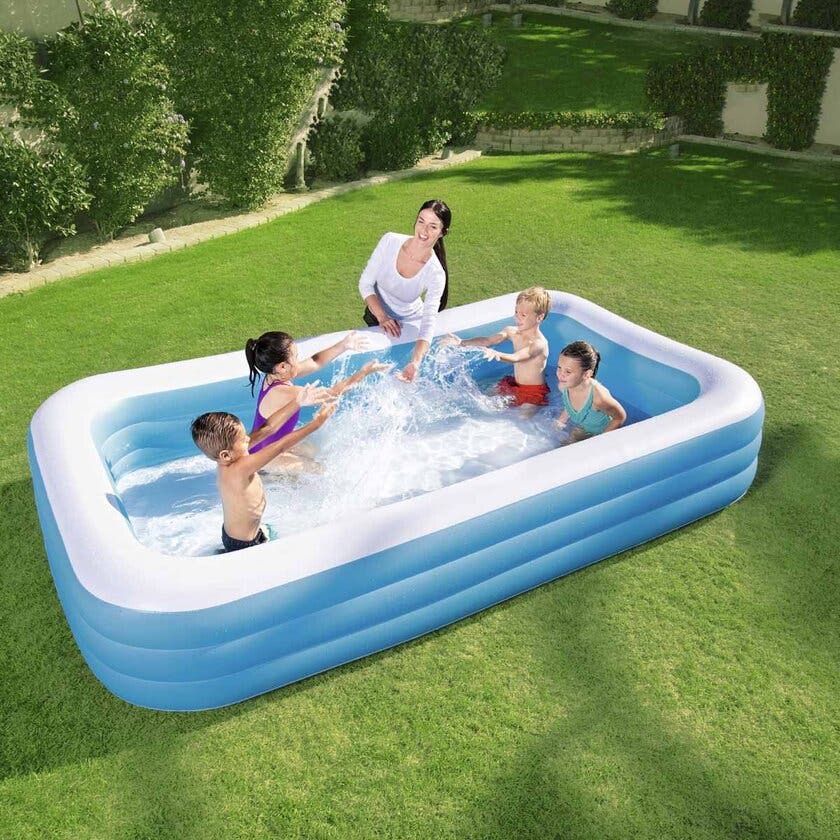 Bestway, Familiebasseng 3 ringer 305x183x56 cm 1161 liter