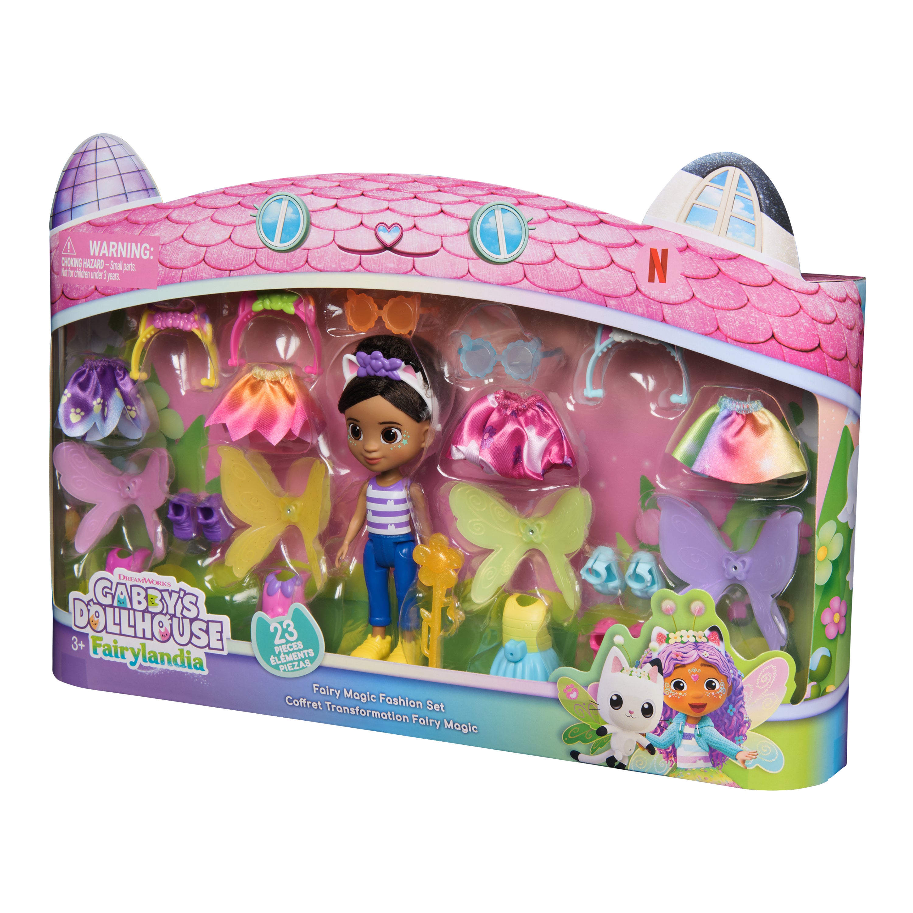 Gabby's Dollhouse Fairy Magic Fashion Set dukke