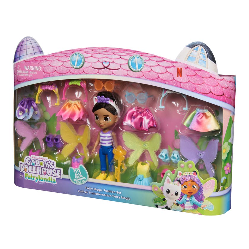 Gabby's Dollhouse Fairy Magic Fashion Set dukke