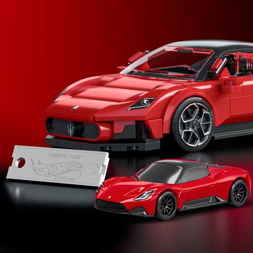 Mattel Brick Shop Maserati MC20 Speed Series