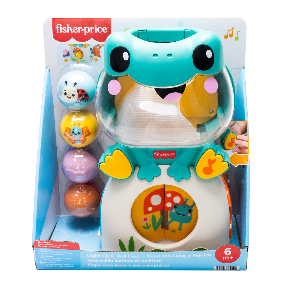 Fisher-Price Frosk som lyser og ruller