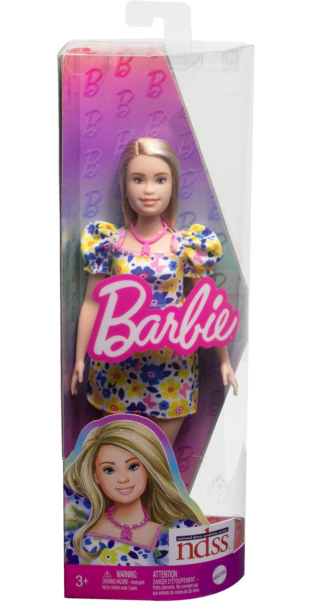 Barbie, Fashionista gul- og blåblomstret