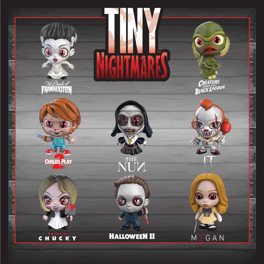 Tiny Nightmares vinyl face clip on 13 cm
