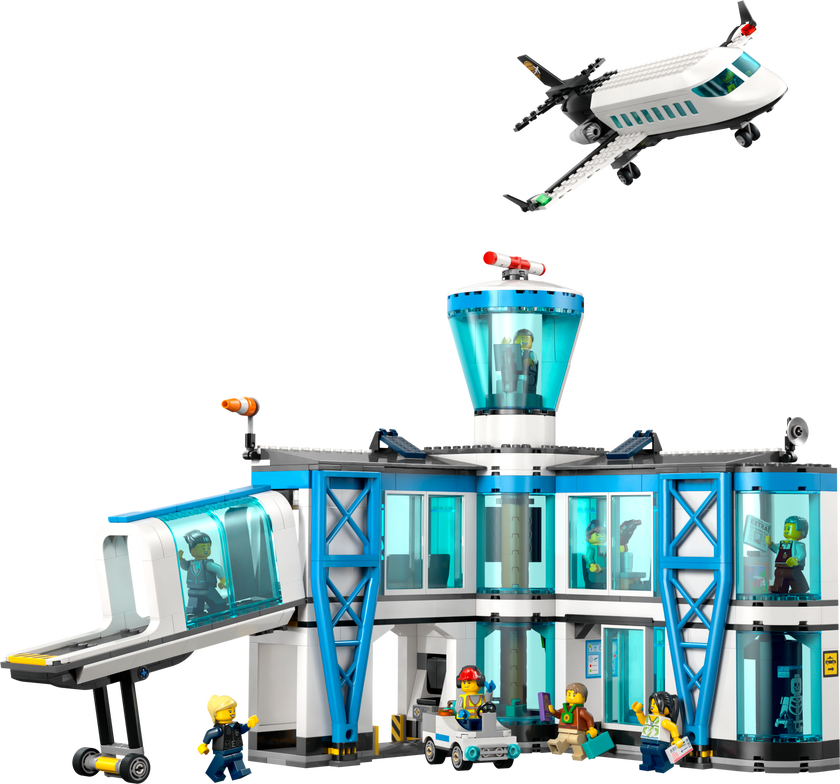 LEGO® City Lufthavn med Fly 60502