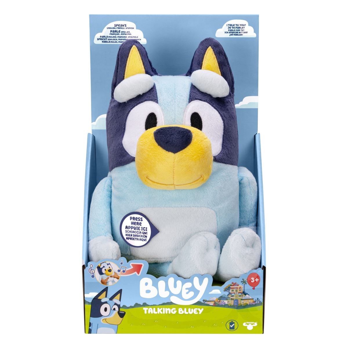 Bluey, Snakkende Plysdyr Bluey, 31 Cm