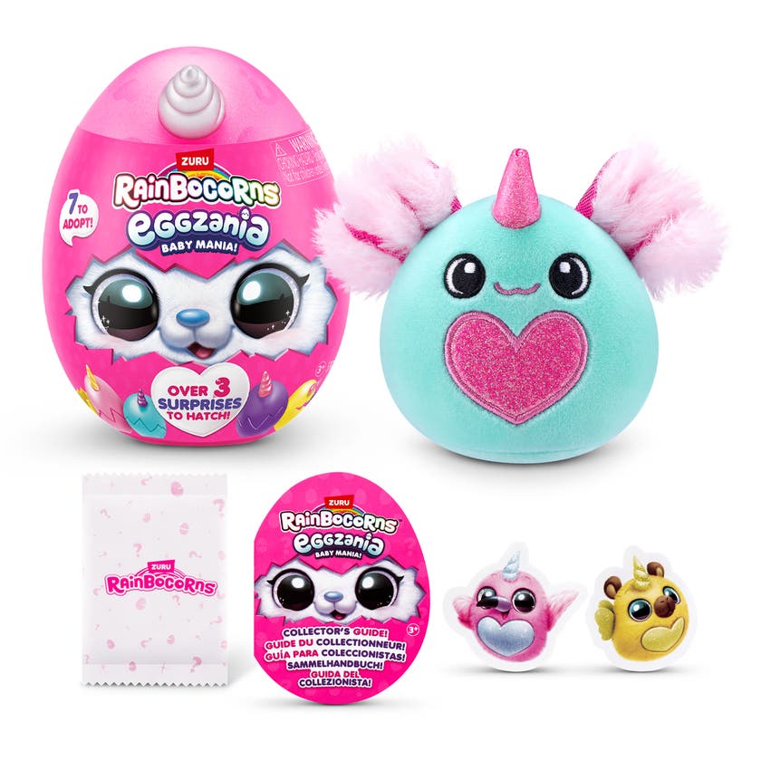Rainbocorns - Baby Eggzania Plysj