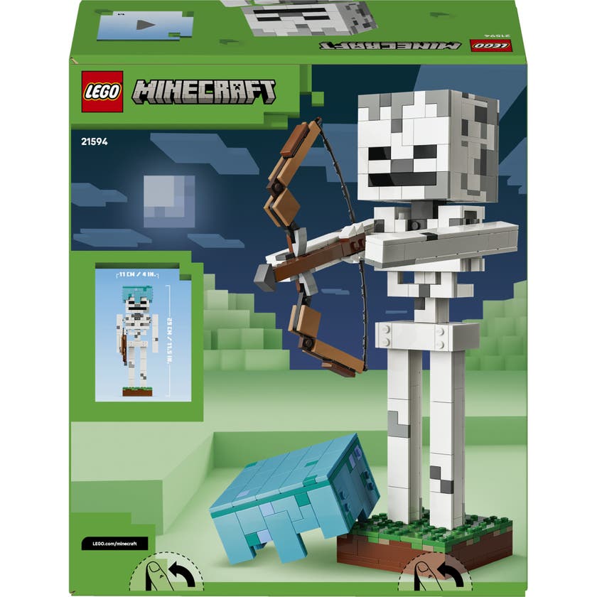 LEGO® Minecraft® Skjelettet. Dekorativ gaming-leke 21594