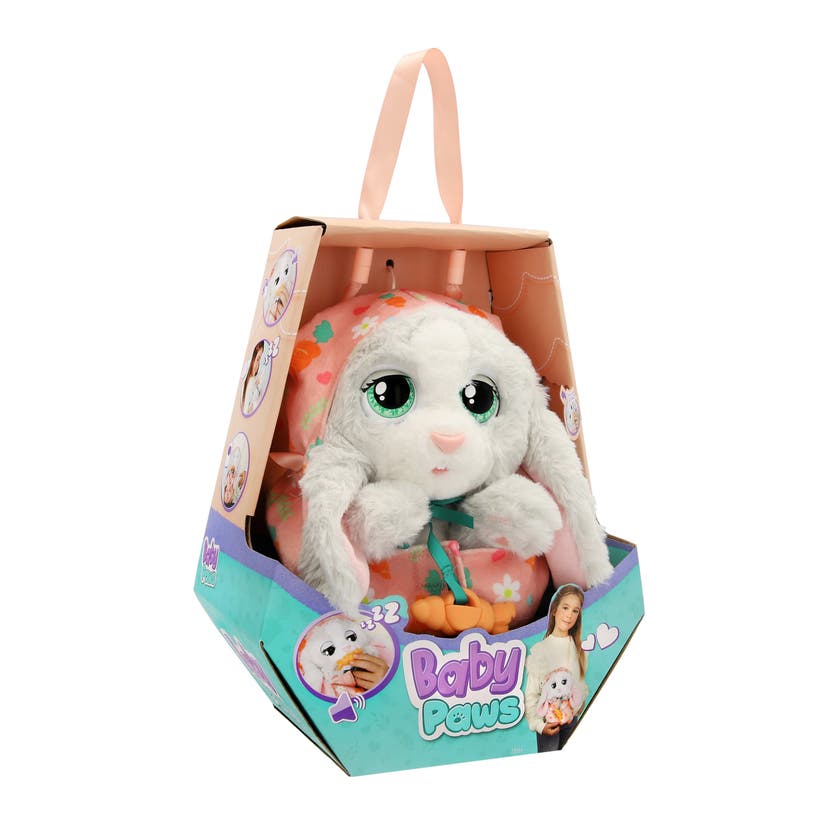 Baby Paws Bunny kosedyr med lyd og napp