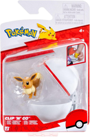 Pokémon Clip n Go Eevee med Premier-ball