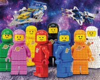 LEGO® Space Stars puslespill med 1000 deler