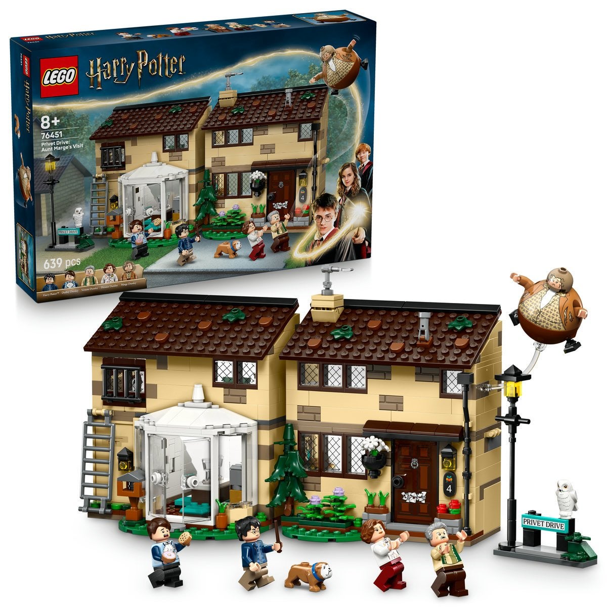 LEGO Harry Potter 76451, Privet Drive: raskere Marges besøk