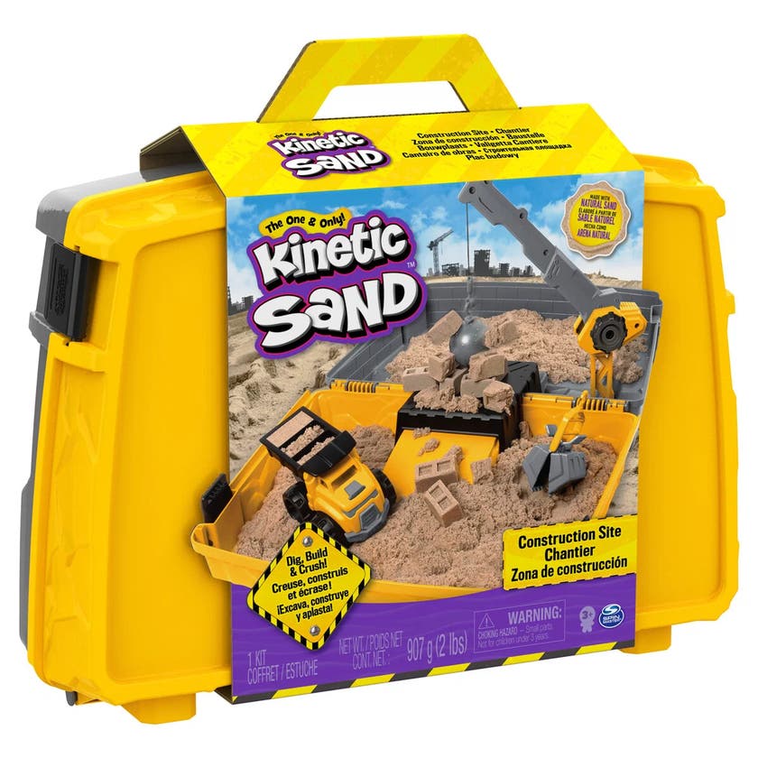 Kinetic Sand Construction Folding Sandbox