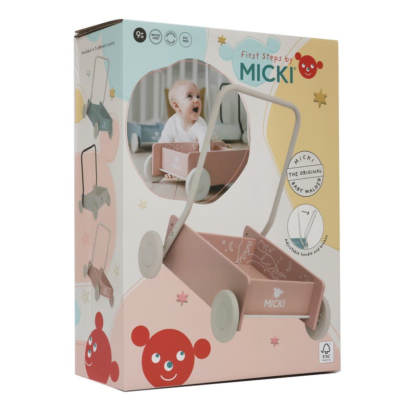 Micki, Lære Gå-vogn Rosa