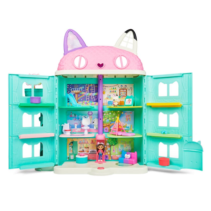 Gabby's Dollhouse Purrfect Dukkehus med 2 dukker og møbler