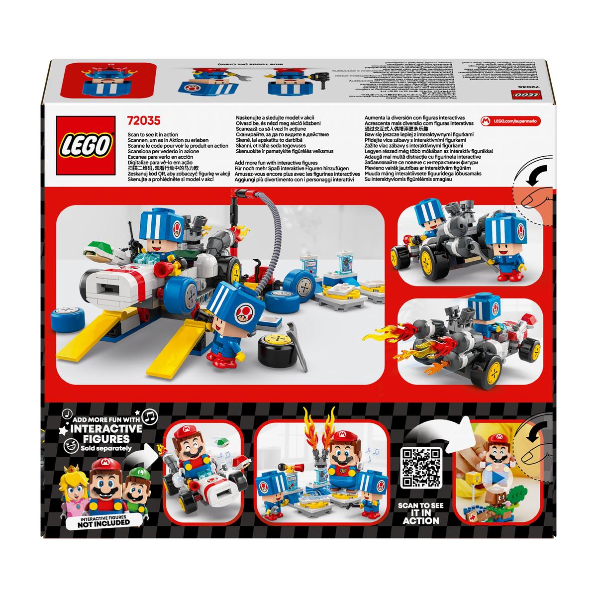 LEGO Super Mario 72035, Mario Kart™ – Toads garasje