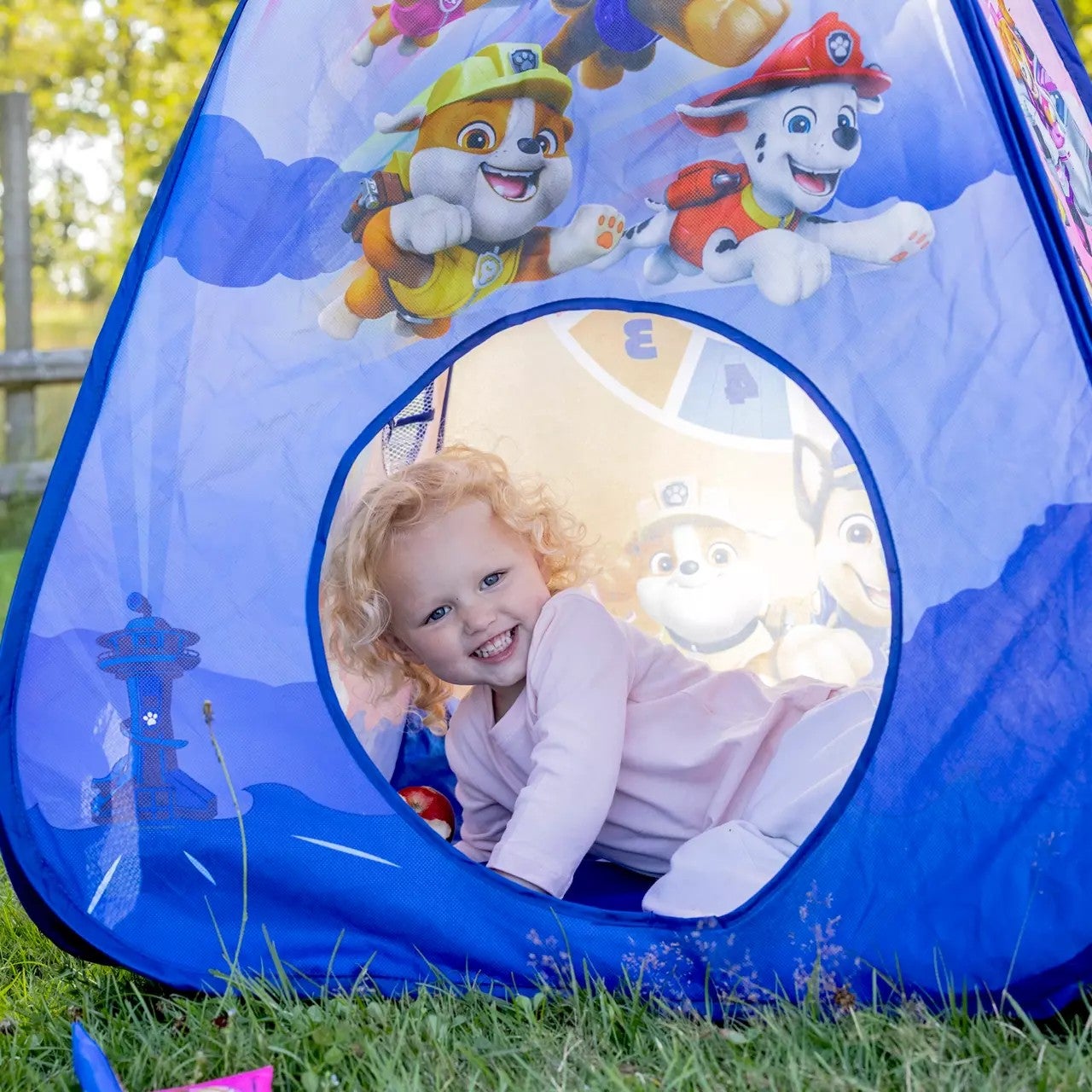 Paw Patrol aktivitetstelt med 3 spill