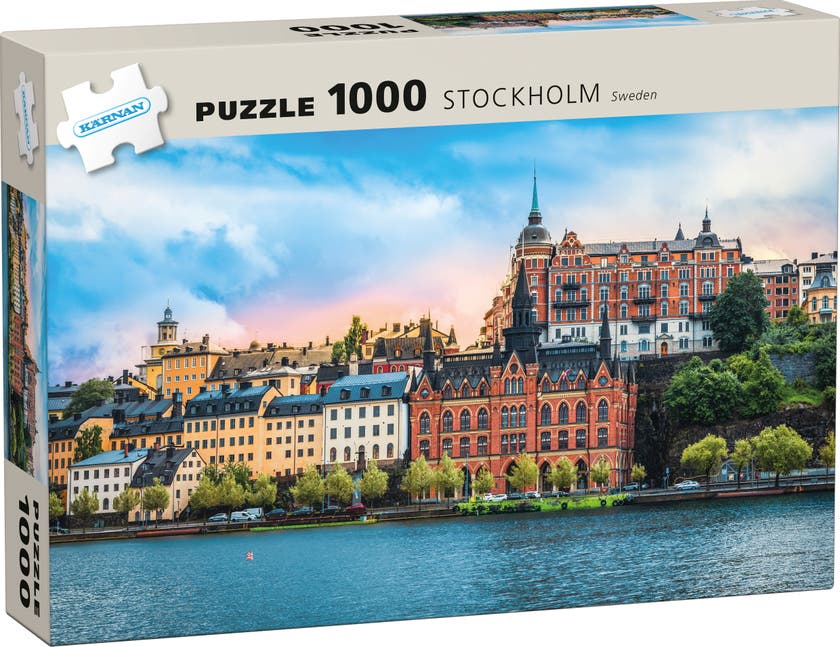 Papirpuslespill Södermalm Stockholm 1000 brikker