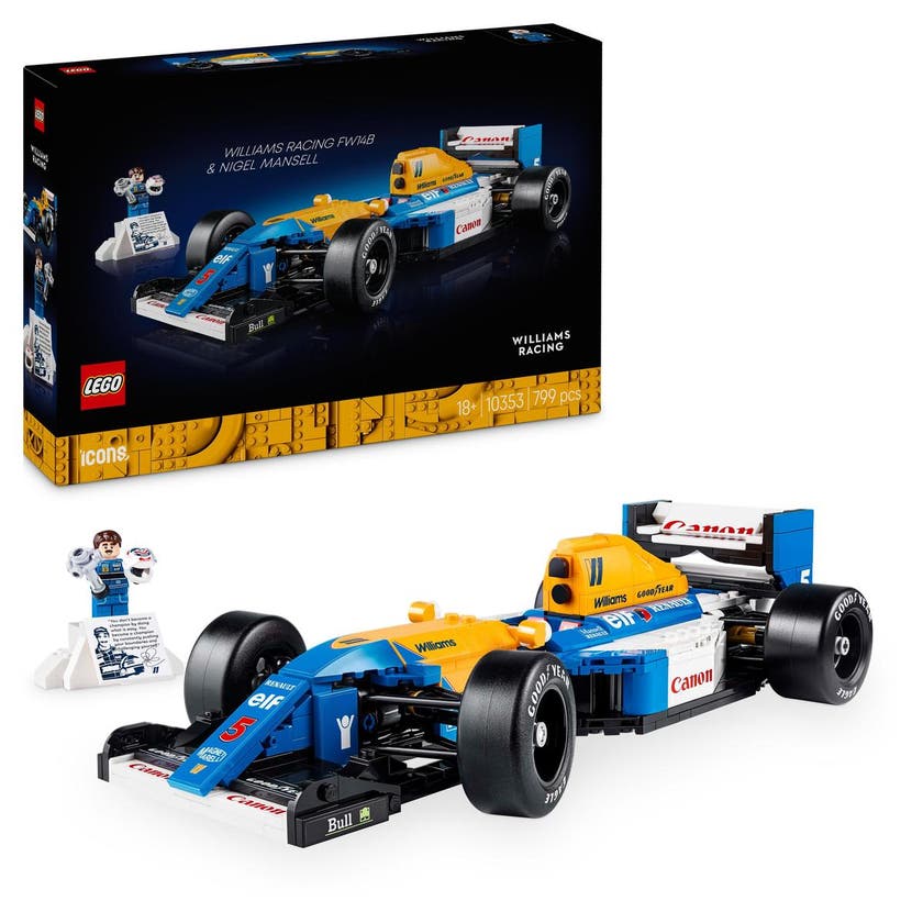 LEGO Icons 10353, Williams Racing FW14B & Nigel Mansell