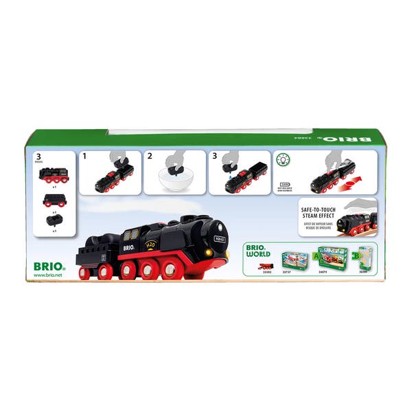 BRIO 33884, Dampdrevet Batteridrevet damptog