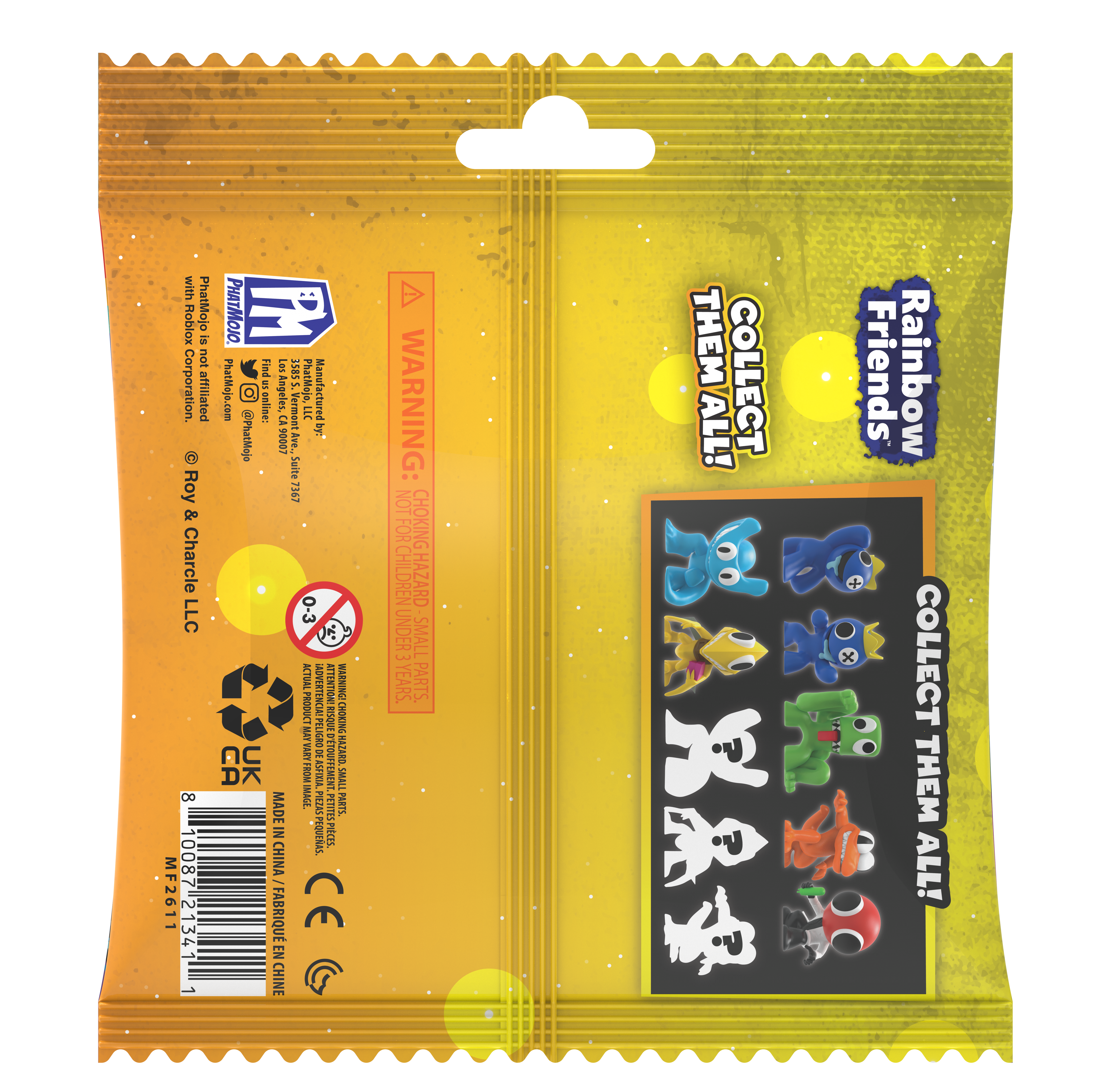 Rainbow Friends, Minifigurer