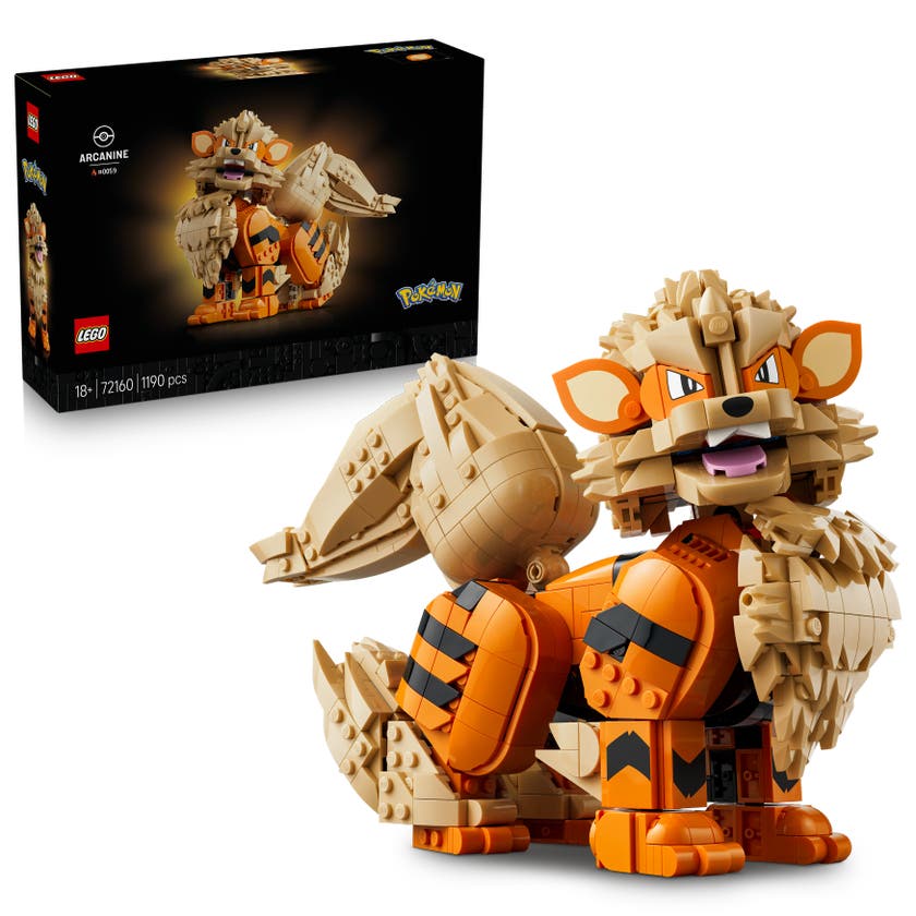 LEGO® Pokémon 72160 Arcanine, Samlerstatue for Voksne
