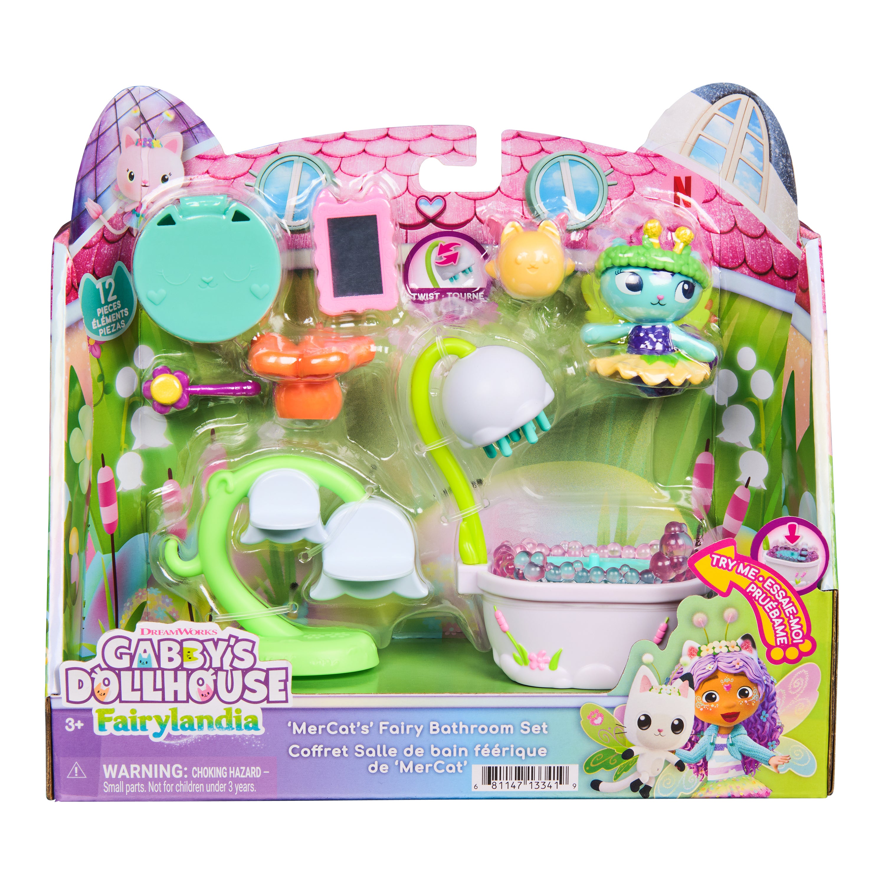 Gabby's Dollhouse Mercat Fairy Badrom