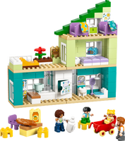 3-i-1 Moderne familievilla med figurer