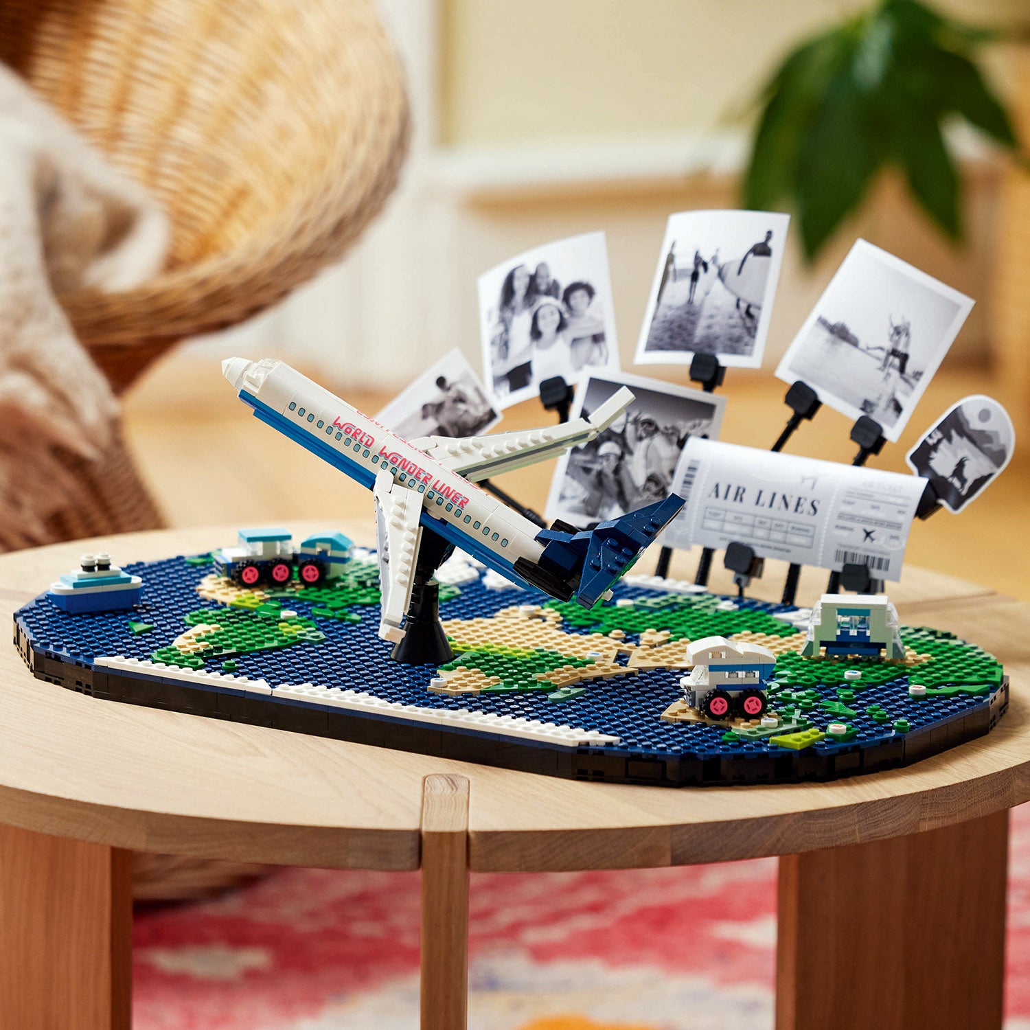 LEGO® Reiseminner. Byggesett med verdenskart 41838