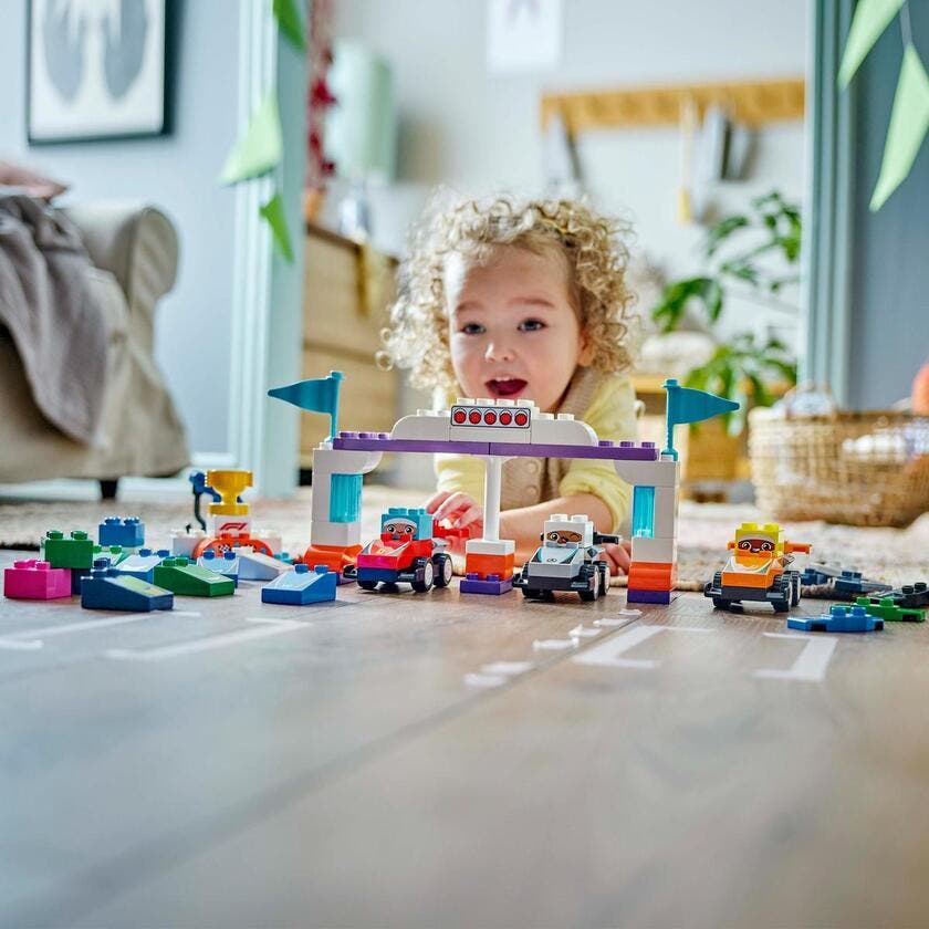 LEGO DUPLO Town 10445, F1® Team – racerbiler og sjåfører
