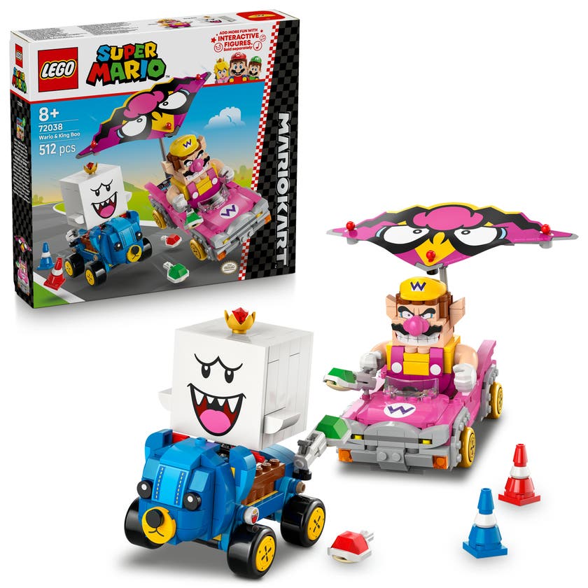 LEGO Super Mario 72038, Mario Kart™ – Wario & King Boo