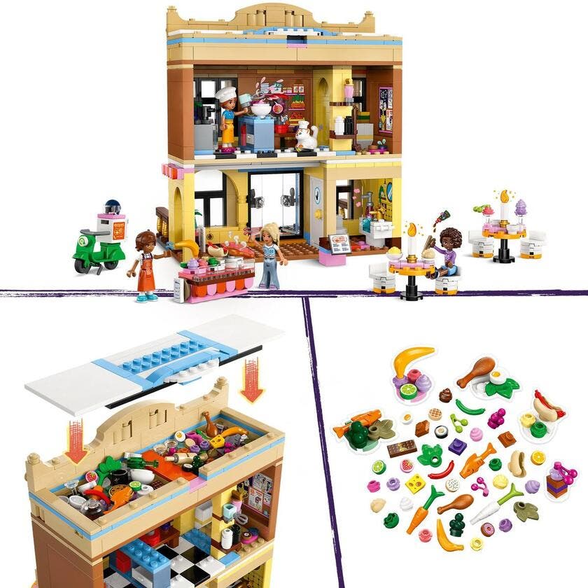 LEGO Friends 42655, Restaurant og kokkeskole