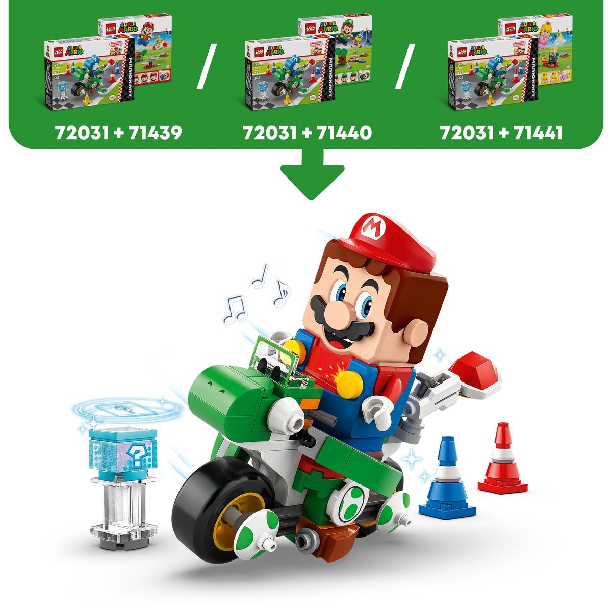 LEGO Super Mario 72031, Mario Kart™ – Yoshi-sykkel