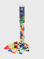 Plus-Plus, Glowmix Tube / 100 stk.