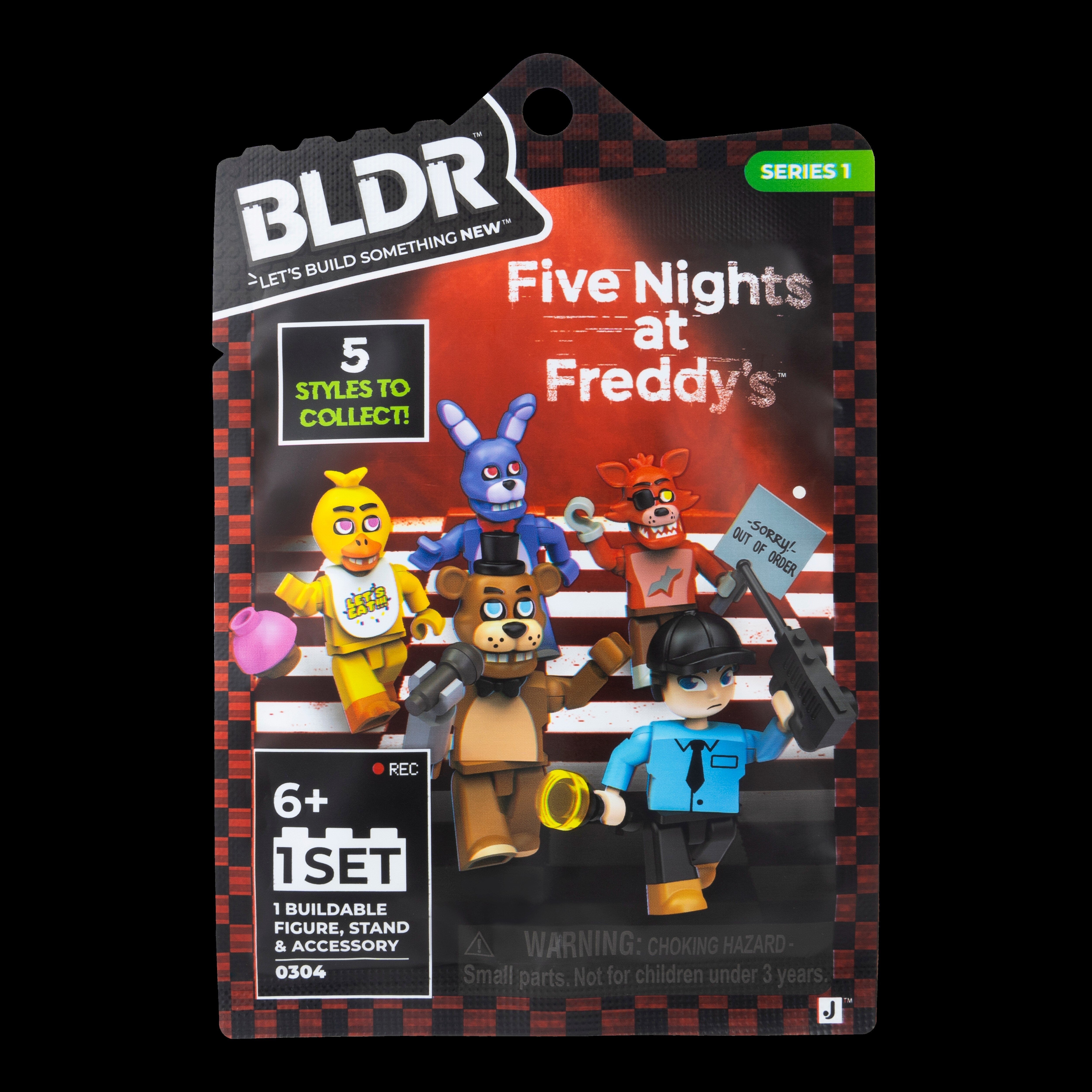 BLDR Five Nights at Freddy's Mystery-minifigur Konstruksjonsleke