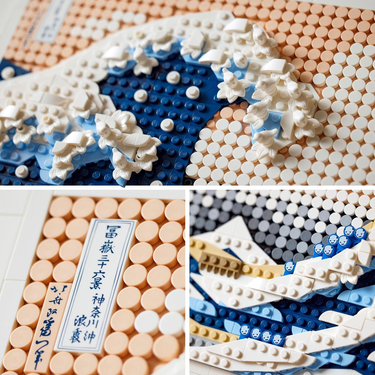 LEGO Art 31208, Hokusai – Under bølgen utenfor Kanagawa