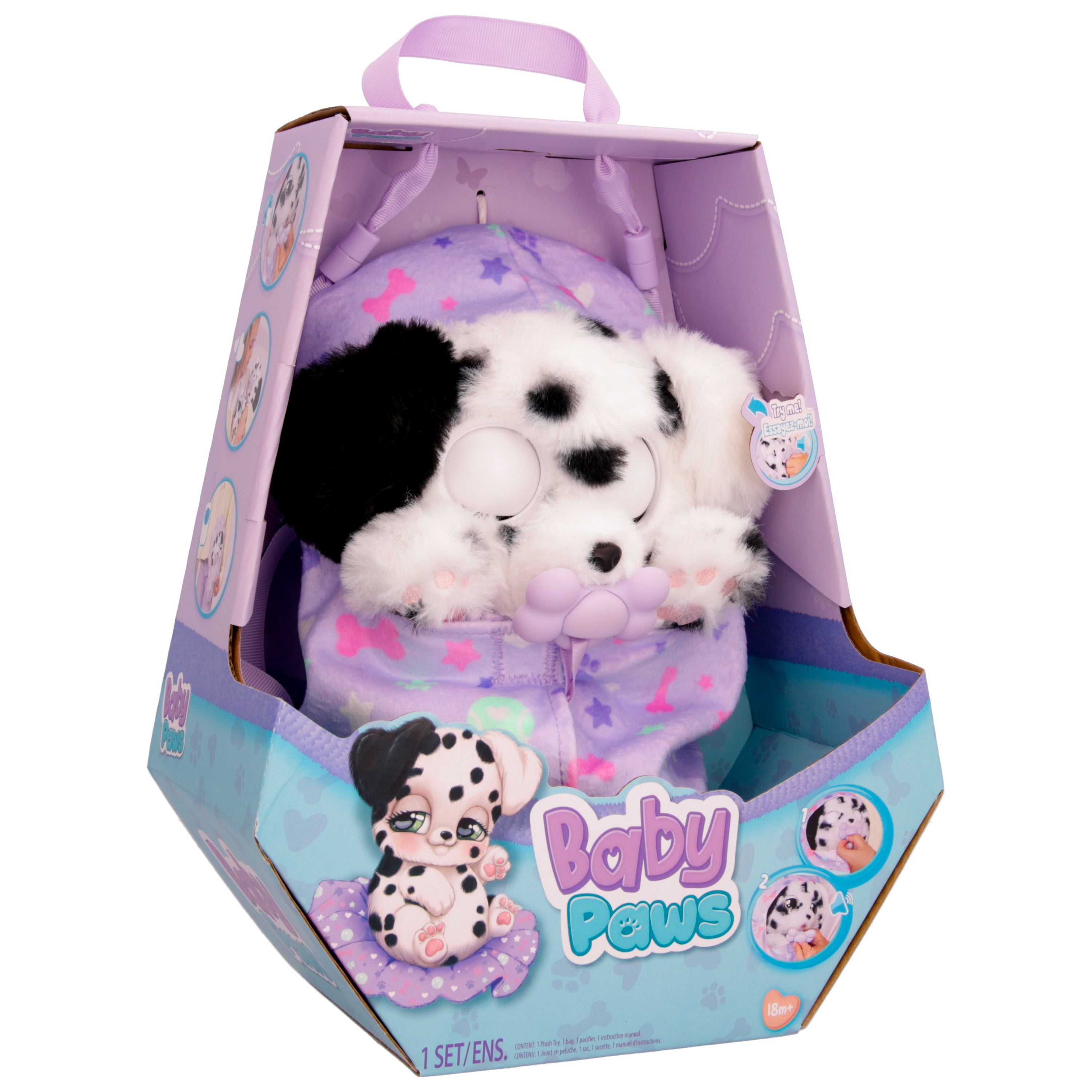 Baby Paws Spotty Dalmatian - Interaktiv kosedyr