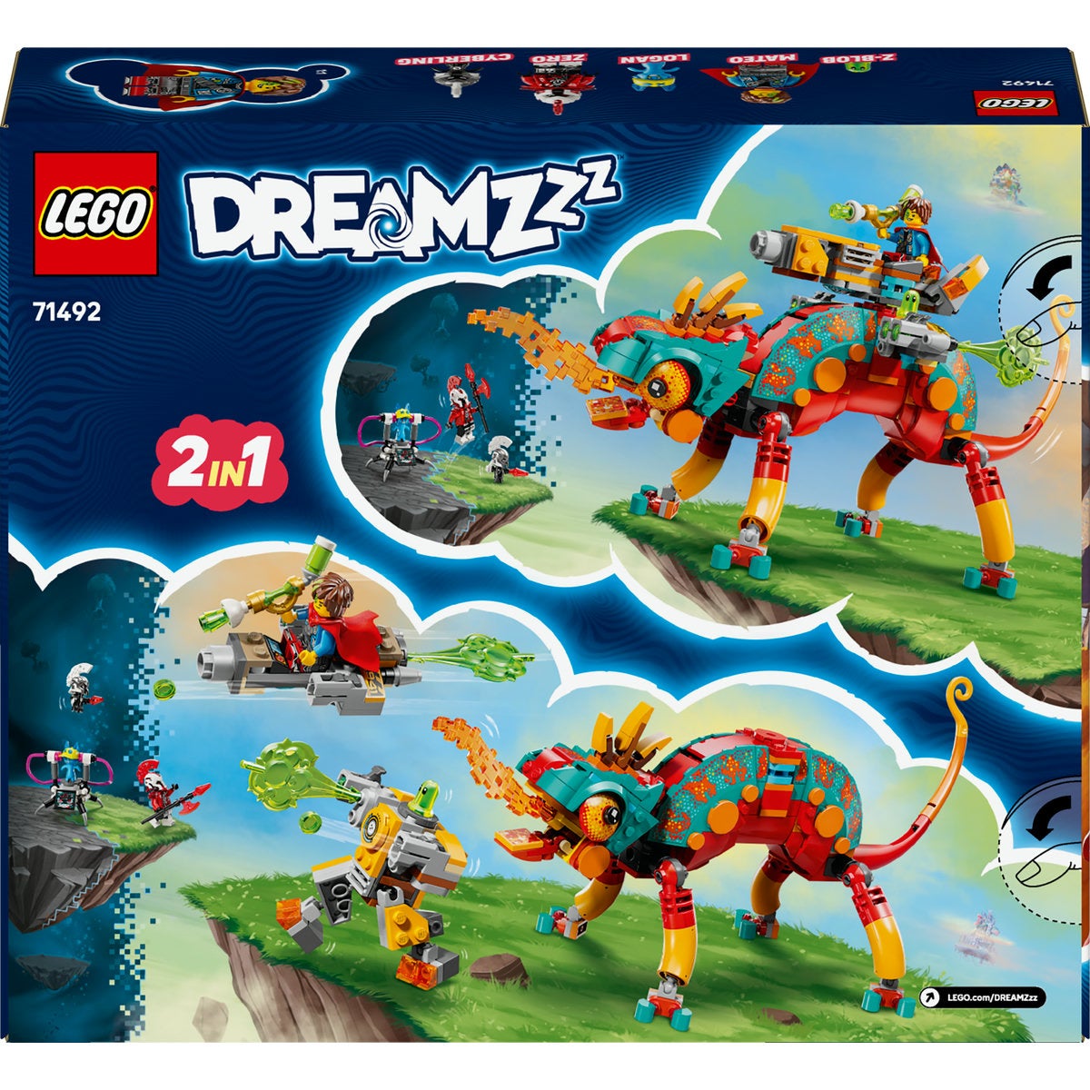 LEGO DREAMZzz 71492, Mateos ildkameleont