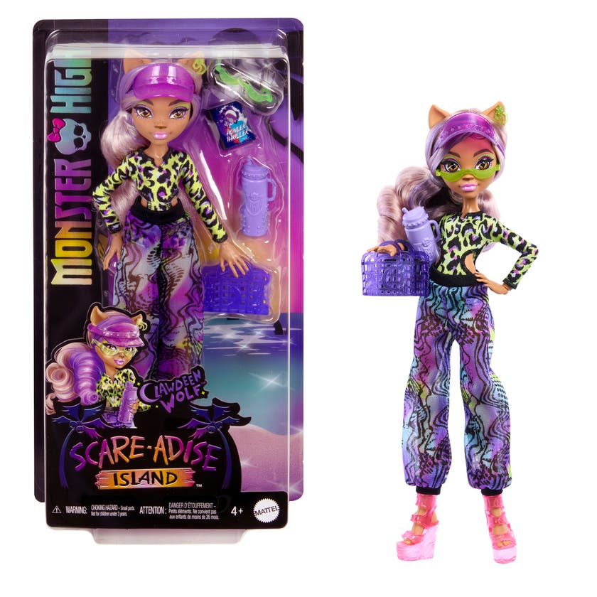 Monster High, Scare-Adise Island Clawdeen-dukke
