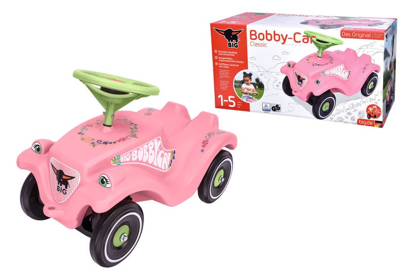 BIG Bobby Car, Classic Flower (Rosa)