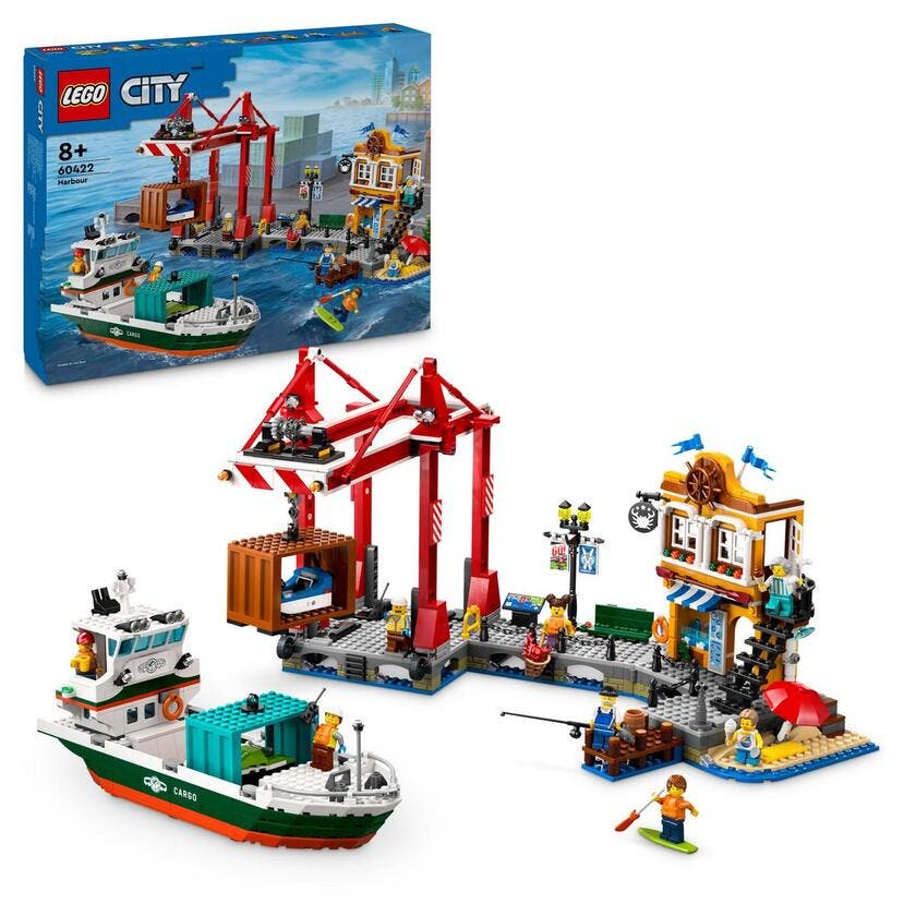 LEGO City 60422, Kysthavn med lastefartøy