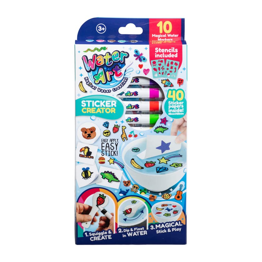 Water Art Vannfiltpenner med stickers