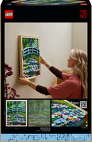 LEGO® Art Claude Monet – Den japanske broen over vannliljedammen. Impresjonistisk veggkunst 31220