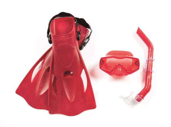 Bestway - Svømmesett med snorkel, svømmeføtter, prime maske