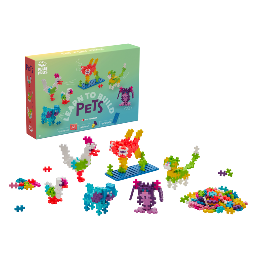 Plus-Plus Learn to Build Kjæledyr