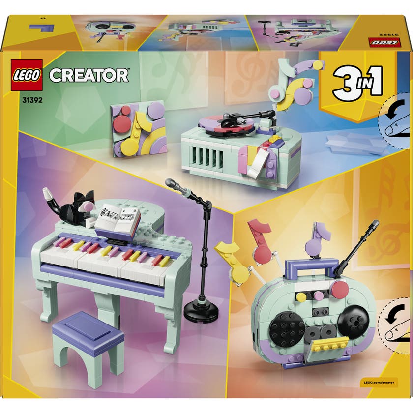 LEGO® Creator 3-i-1 Dekorativt flygel med katt 31392