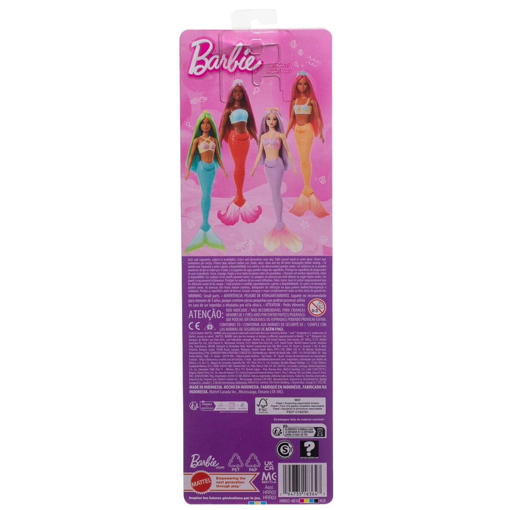 Barbie, Core Havfrue Blå/Grønn