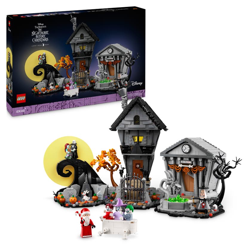 LEGO® Ideas Tim Burtons Et førjulsmareritt, diorama 21351