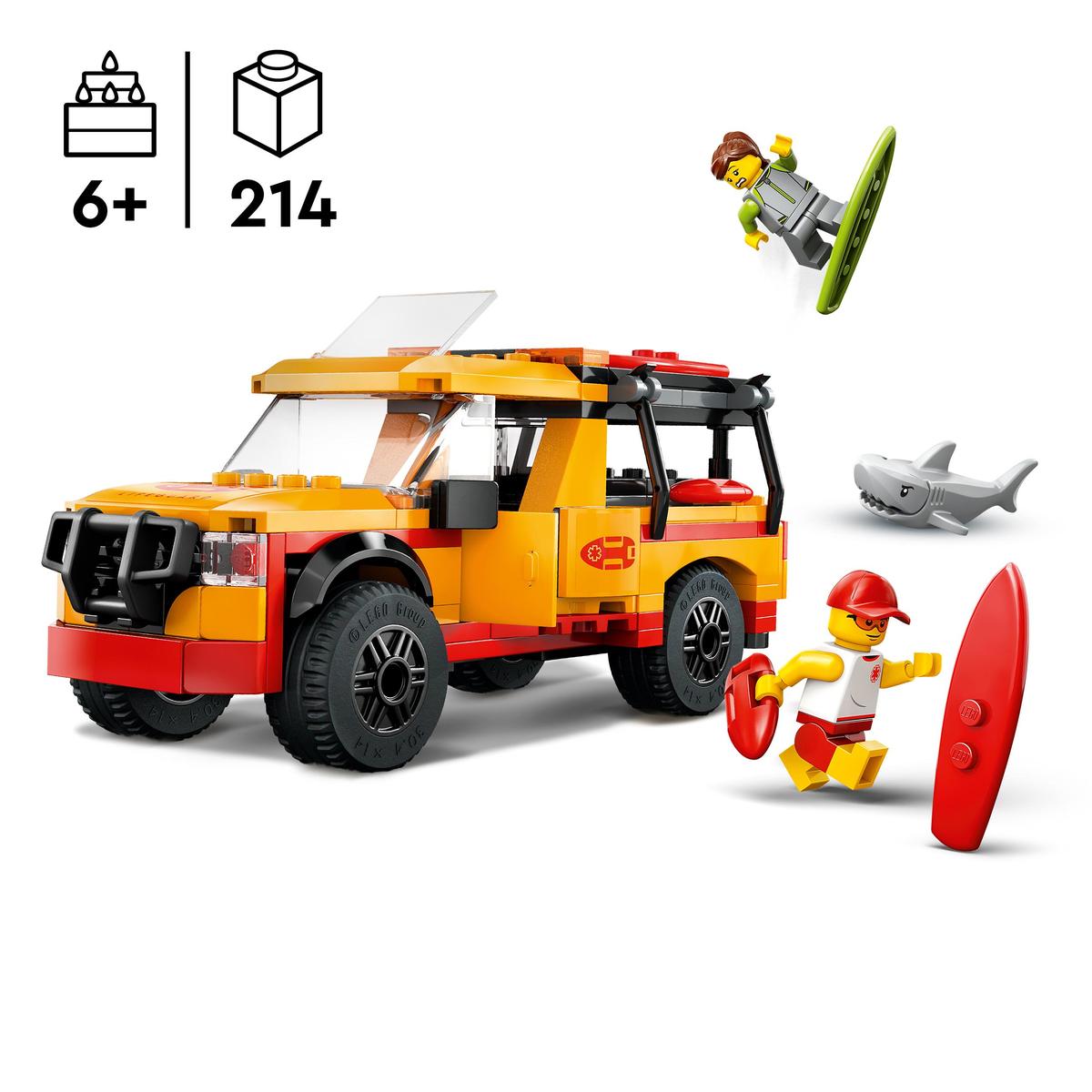 LEGO City Great Vehicles 60453, Strandredning med livredderbil